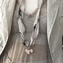 Load image into Gallery viewer, Rose Quartz Necklace - מטפחות - כיסוי ראש - Aviva Lush tichels, head scarves, volumizers