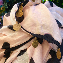 Load image into Gallery viewer, Baby Pink Silk/Linen Scarf - מטפחות - כיסוי ראש - Aviva Lush tichels, head scarves, volumizers