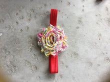 Load image into Gallery viewer, Single Multicoloured Flower Headband - מטפחות - כיסוי ראש - Aviva Lush tichels, head scarves, volumizers